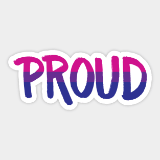 Proud - Bisexual Sticker